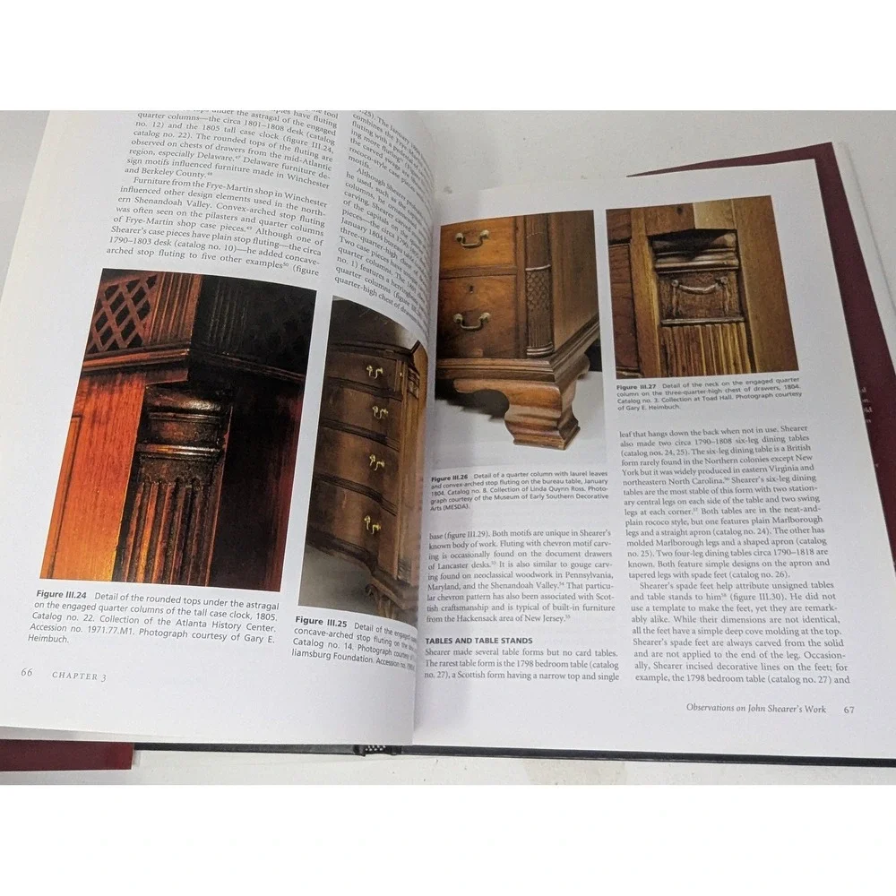 The Furniture Of John Shearer 1790-1820 Davison HC Antiques Furniture History